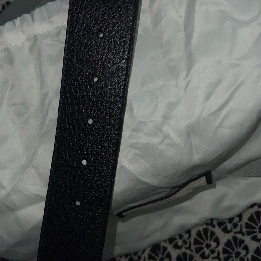 NWT Gucci Marmont Black Leather Belt with Gold GG Buckle. Size 95 - Picture 4 of 5